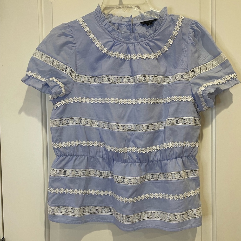 J. Crew Light Blue Blouse